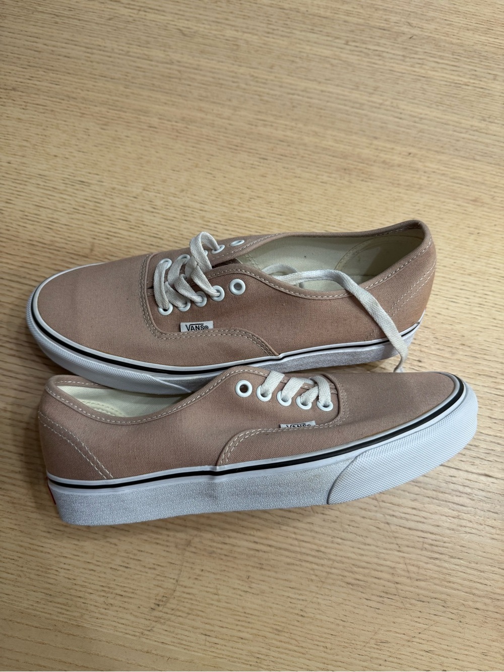 VANS AUTHENTIC, Tan, men's size 8, women's 9.5, new, unworn